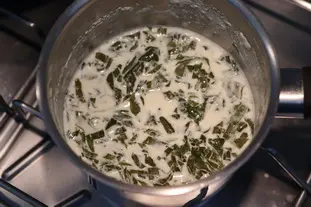 Omelette à l'oseille : Étape 4