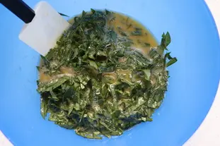 Omelette à l'oseille : Étape 7