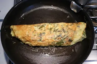 Omelette à l'oseille : Étape 9