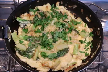 Oeufs aux asperges vertes et Parmesan : Étape 7