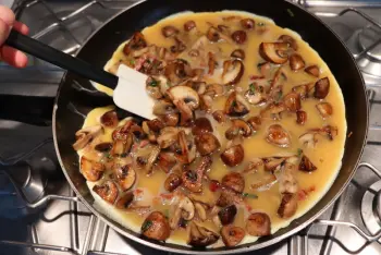 Œufs cassés aux champignons : Étape 11
