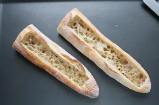 Baguette garnie : Étape 6