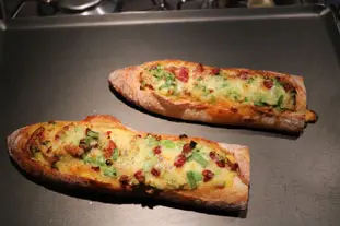 Baguette garnie : Étape 8