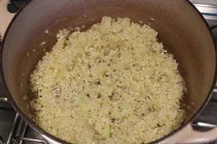 Risotto au curcuma : Étape 4