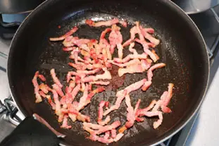 Pâtes à la crème moutardée : Étape 2