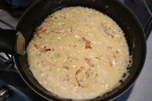 Pâtes à la crème moutardée : Étape 3