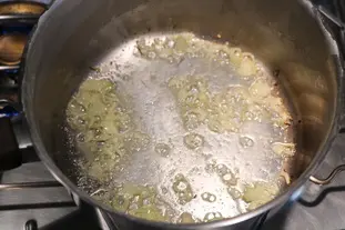 Pâtes au thon : Étape 2