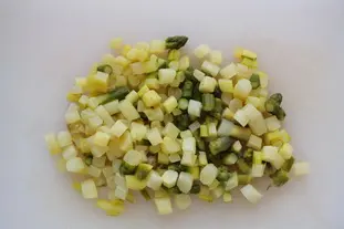 Riz crémeux aux asperges vertes et à l'oseille : Étape 1