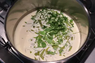 Riz crémeux aux asperges vertes et à l'oseille : Étape 3