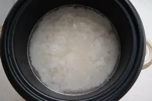 Riz au sésame : Étape 1