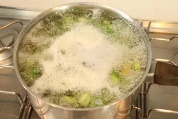 Farfalle aux asperges vertes : Étape 3