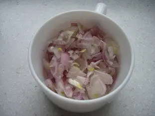 Risotto crémeux aux petits légumes : Étape 1