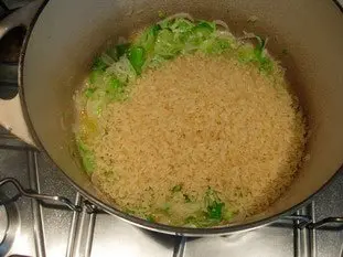 Risotto crémeux aux petits légumes : Étape 14