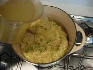 Risotto crémeux aux petits légumes : Étape 18