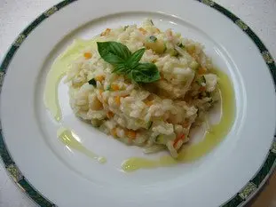 Risotto crémeux aux petits légumes : Étape 23