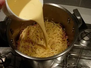 Spaghetti Carbonara : Étape 5