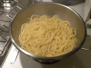 Spaghettis au saumon fumé : Étape 3