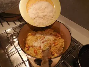 Risotto de crevettes au curry : Étape 11
