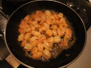 Risotto de crevettes au curry : Étape 2