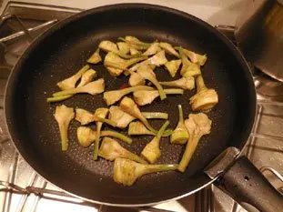 Penne aux artichauts violets : Étape 2