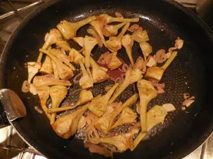 Penne aux artichauts violets : Étape 5