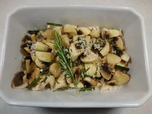 Spaghetti aux champignons : Étape 3