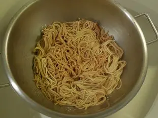 Spaghetti aux champignons : Étape 6