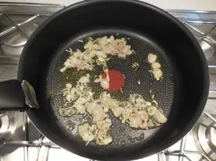 Spaghetti aux champignons : Étape 7