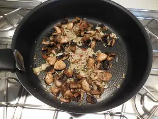 Spaghetti aux champignons : Étape 8
