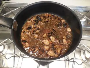 Spaghetti aux champignons : Étape 9