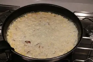 Penne aux champignons : Étape 4