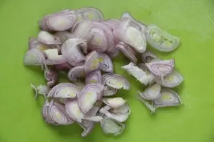 Pâtes aux champignons : Étape 2