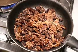 Risotto aux morilles, vin Jaune et Mont d'or : Étape 8