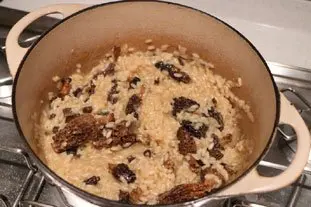 Risotto aux morilles, vin Jaune et Mont d'or : Étape 9