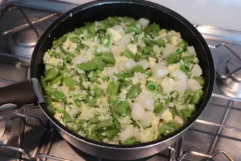 Riz sauté aux navets et petits pois nouveaux : Étape 10