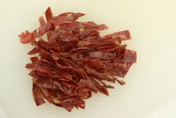 Riz sauté aux champignons et jambon : Étape 10