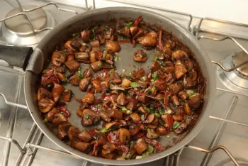 Riz sauté aux champignons et jambon : Étape 13
