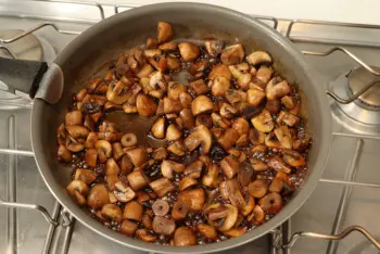 Riz sauté aux champignons et jambon : Étape 7