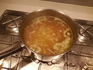 Paysanne de légumes : Étape 4