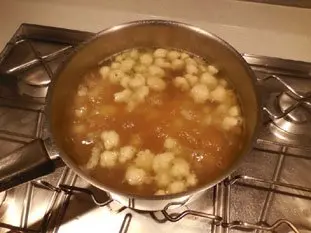 Paysanne de légumes : Étape 5