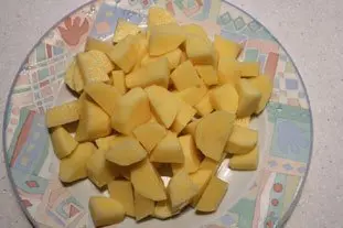 Potage "lendemain de petit salé" : Étape 1