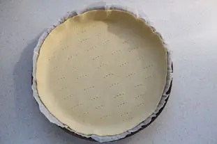 Quiche au 2 fromages : Étape 1