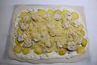 Tarte boulangère poulet-pommes de terre : Étape 12