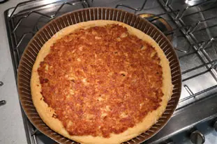 Tarte boulangère thon-champignons