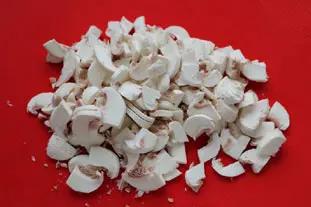 Tarte boulangère thon-champignons : Étape 3