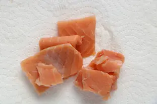 Tarte saumon et fondue de poireaux : Étape 4