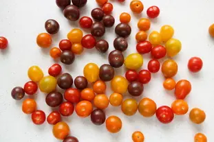 Tarte fine aux tomates cerises et pesto : Étape 1