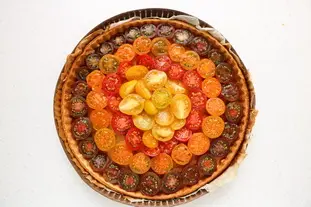 Tarte fine aux tomates cerises et pesto : Étape 8