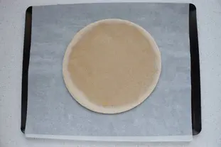 Tarte fine aux champignons : Étape 2