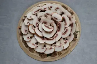 Tarte fine aux champignons : Étape 5